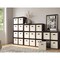 John Louis Home Solid Wood 9 Cube Organizer Espresso JLH-9C-E - alternate 3